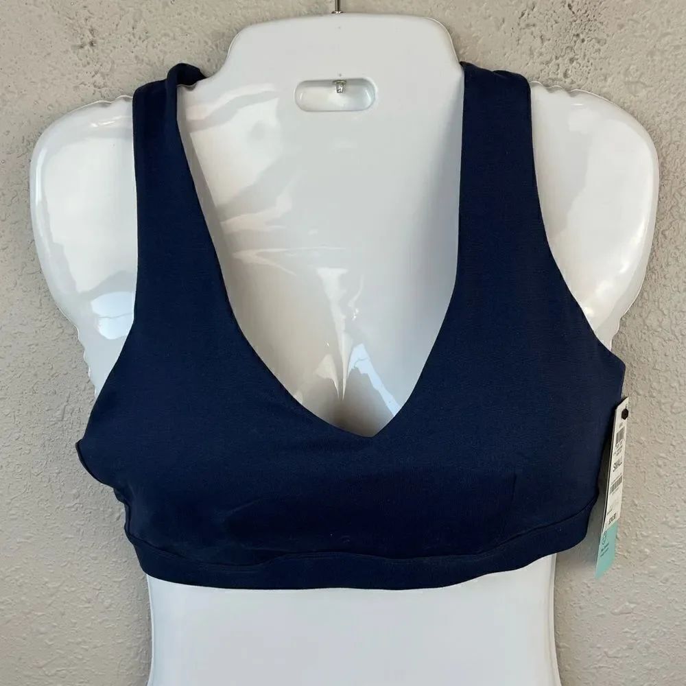 NWT Ideology Navy Blue Sports Bra Size S